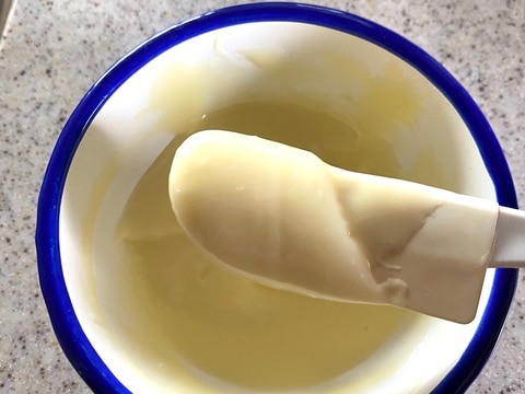 ホワイトチョコレートのガナッシュ